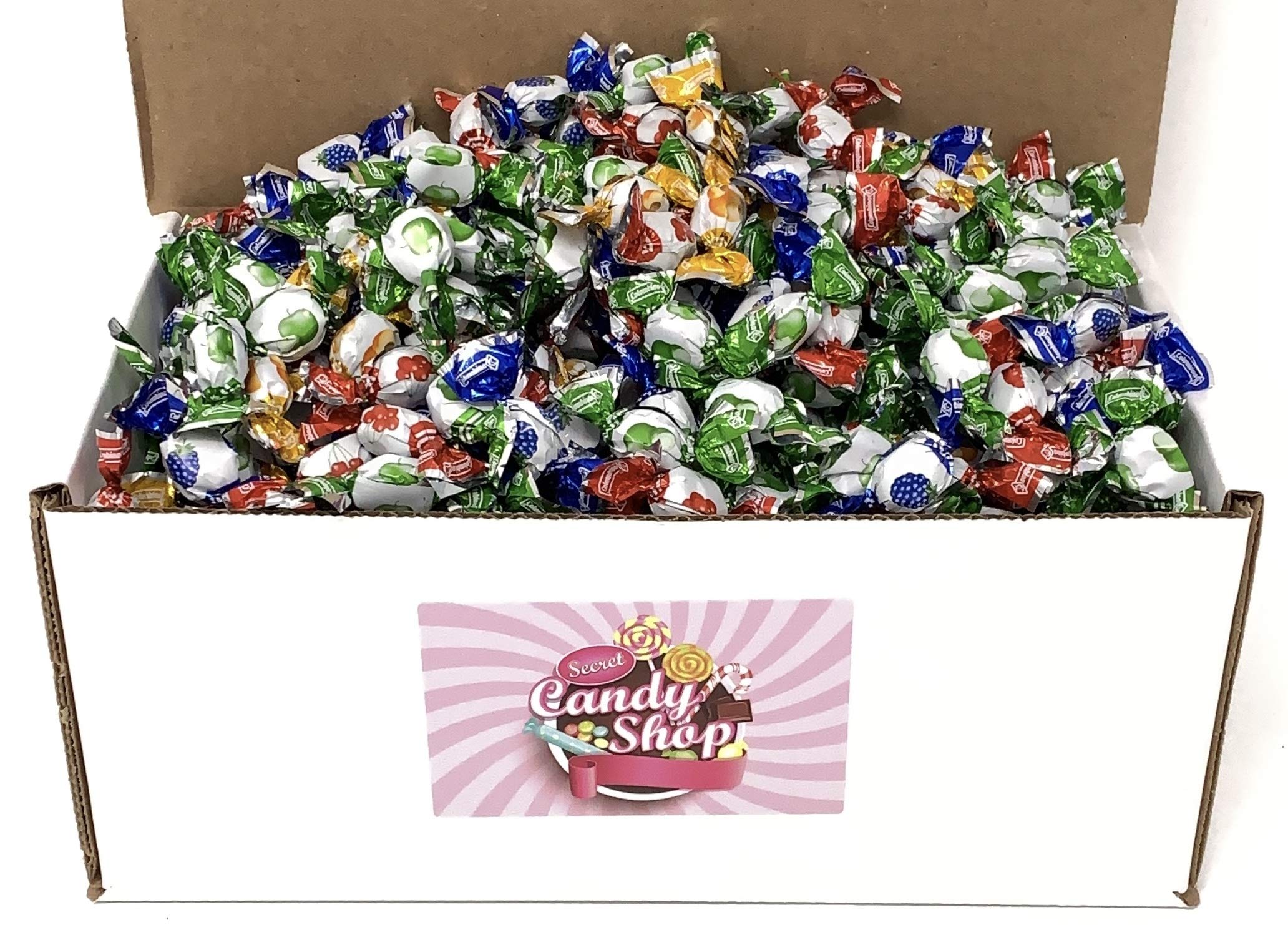 Colombina Delicate Fruit Drops Candy - 3lb Bulk Pack of Individually Wrapped Italian Hard Candies | Perfect for Office Snacks, Party Favors & Gift Baskets