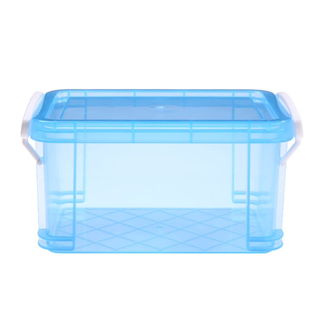Sturdy Plastic Storage Box with Handle for Adults - Perfect for Organizing Toys, Clothes, and Home Office Supplies