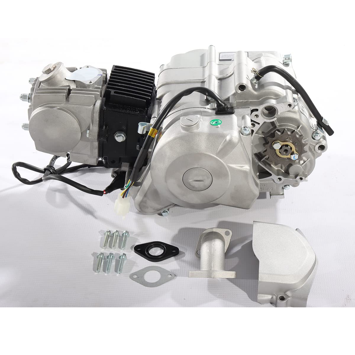 X-PRO 110cc Dirt Bike Pit Bike Engine with Auto Transmission & Electric Start - Perfect for Off-Road Racing, Trail Riding & Backyard Adventures