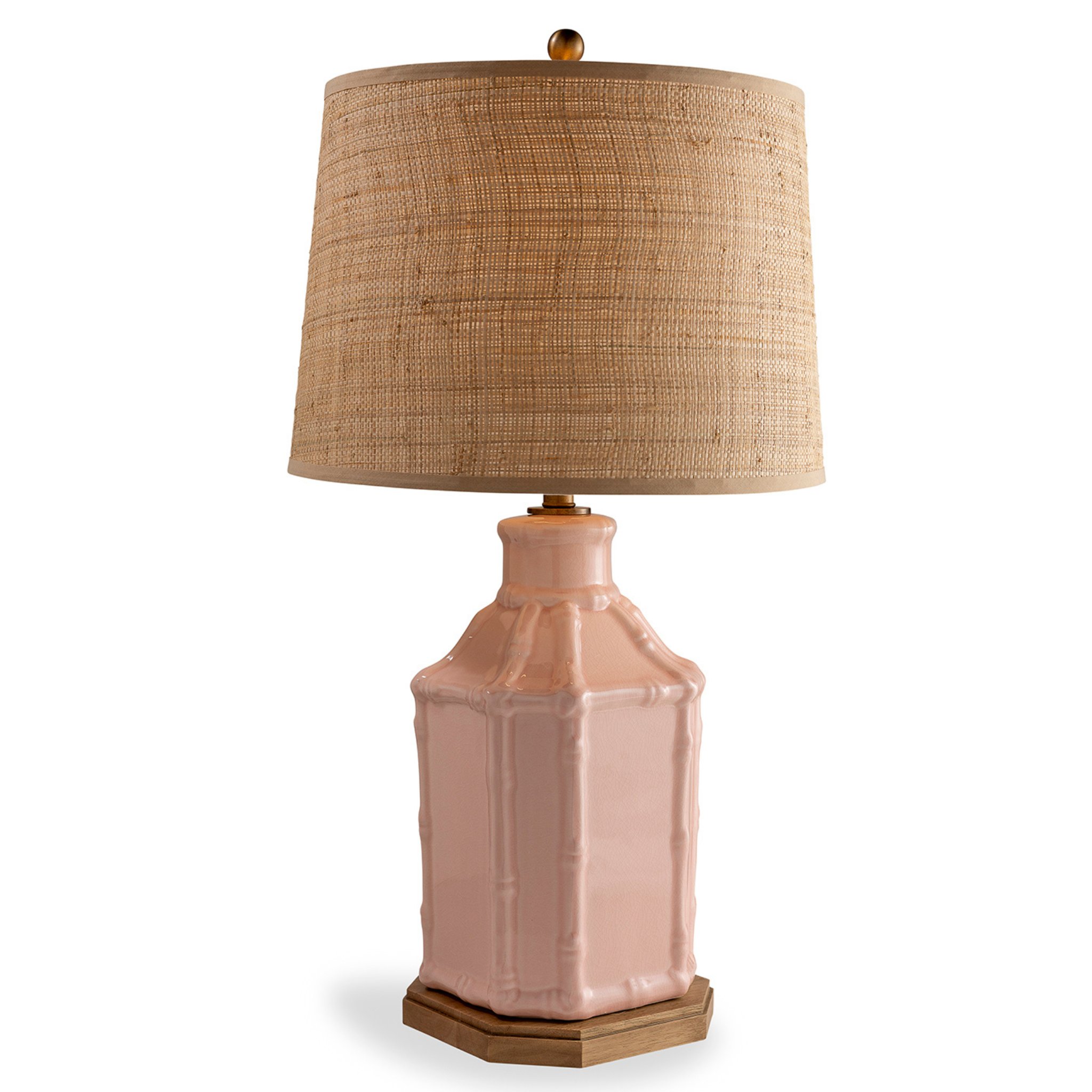 Amelia Pink Lamp - Modern LED Night Light for Bedroom, Nursery & Kids Room - Soft Glow, Energy Efficient & Stylish Decor