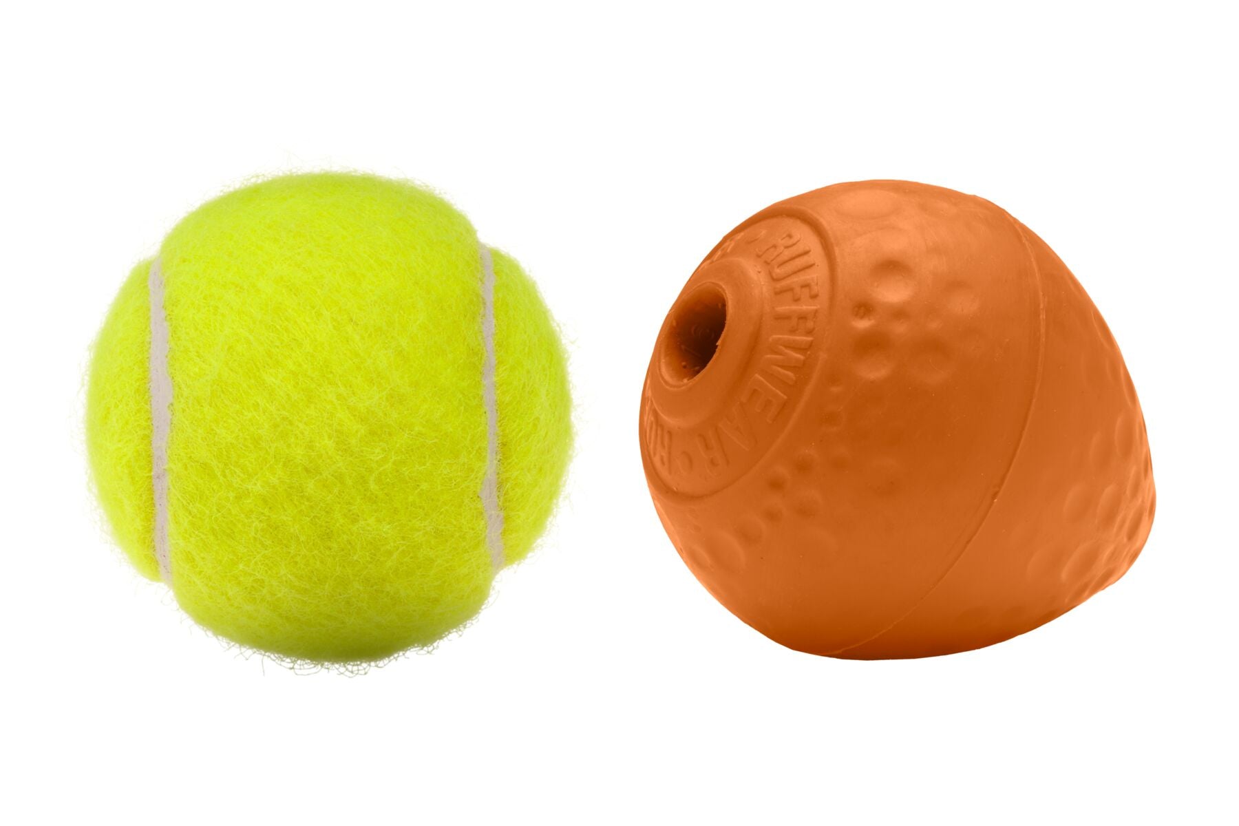 Ruffwear® Turnup® Fetch Ball for Dogs - Campfire Orange Durable Chew Toy for Outdoor Play, Training & Water Fun