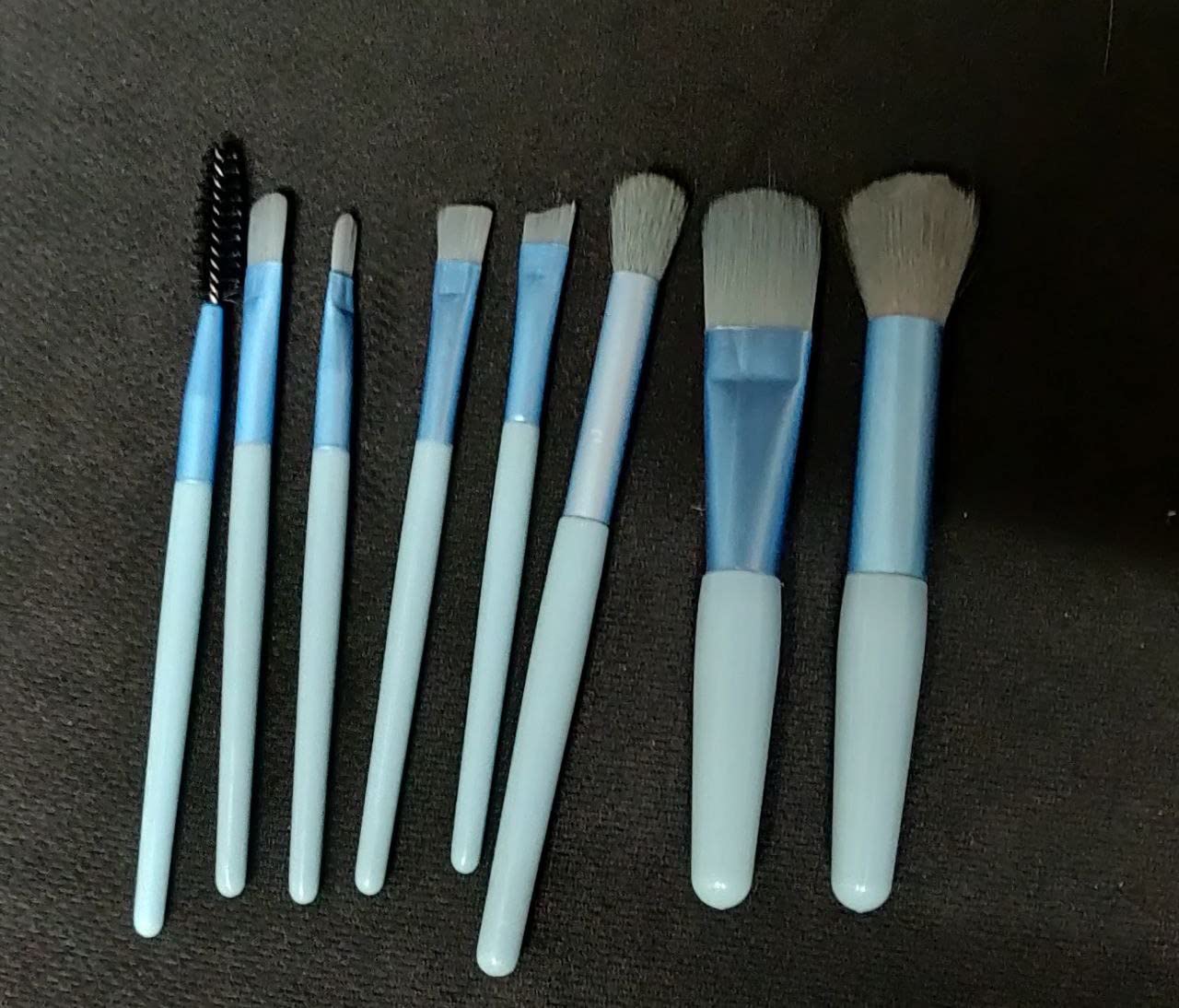 Premium 8-Piece Makeup Brush Set for Foundation, Blush, Eyeshadow, Eyeliner & Brows | Portable Travel Cosmetic Brush Kit | Perfect for Professional Makeup & On-The-Go Touchups