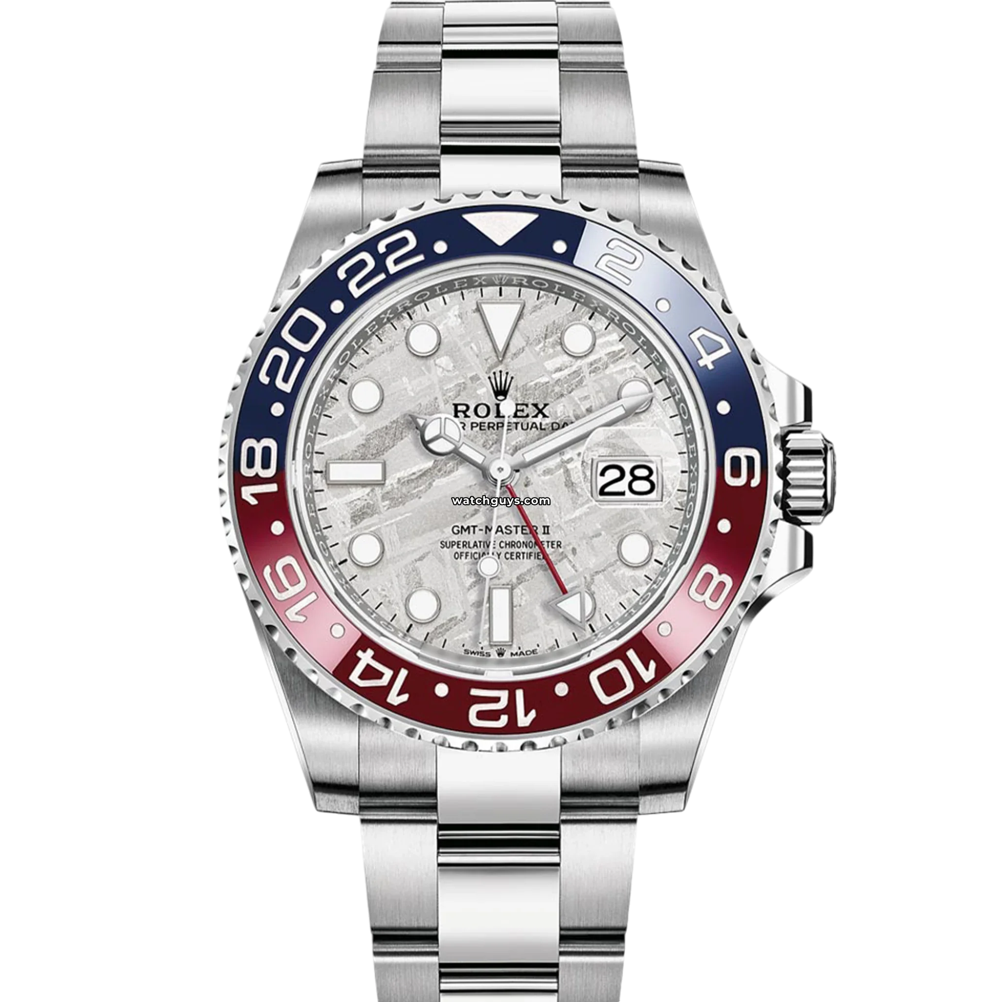 Rolex GMT Master II 126719BLRO Meteorite Watch - Luxury Swiss Men's Automatic Watch with Date Display - Perfect for Travel, Business & Collectors