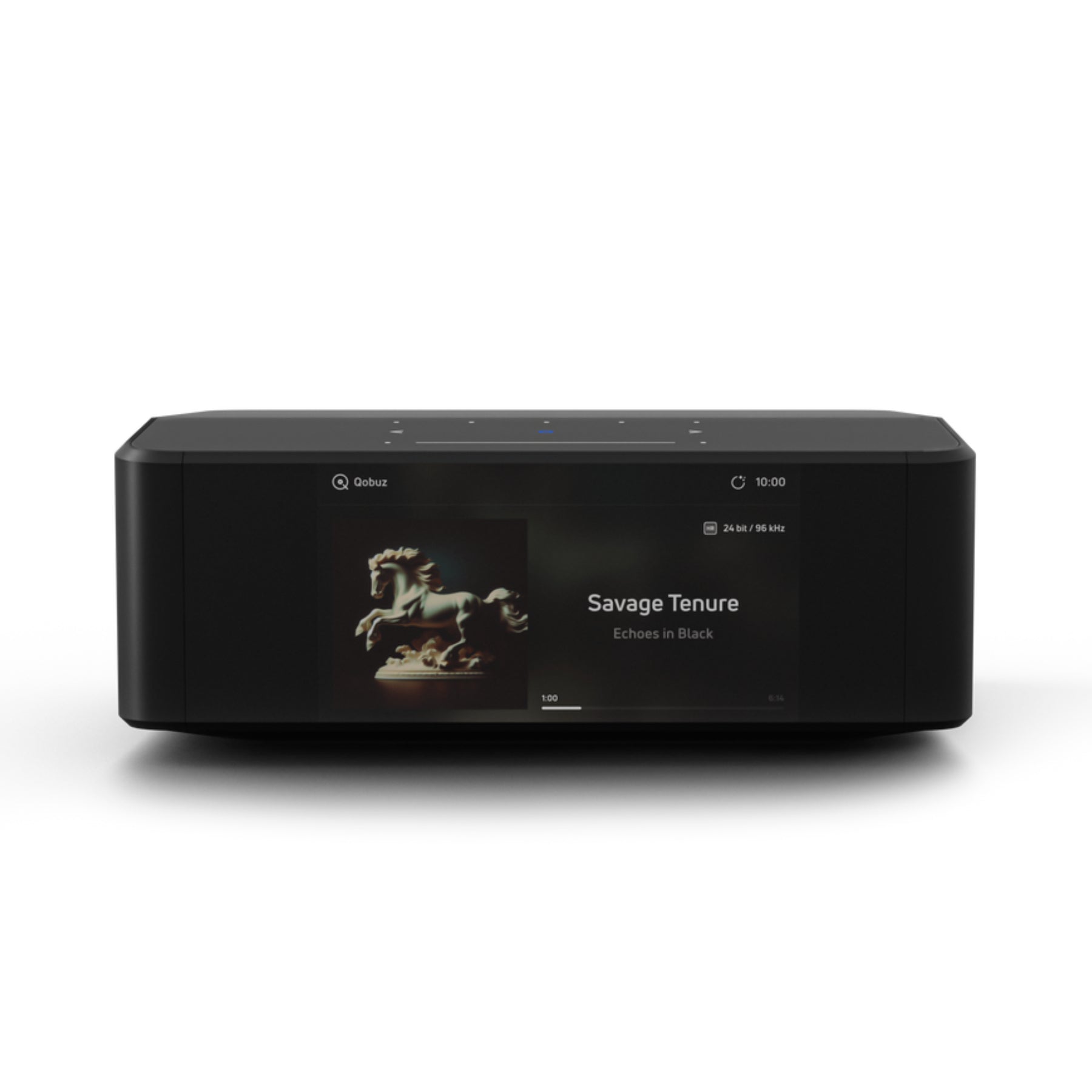 Bluesound NODE ICON Wireless Hi-Res Music Streamer - Black | Multi-Room Audio Streaming | Works with Spotify, Tidal & Apple Music | Perfect for Home Theater & Audiophile Systems