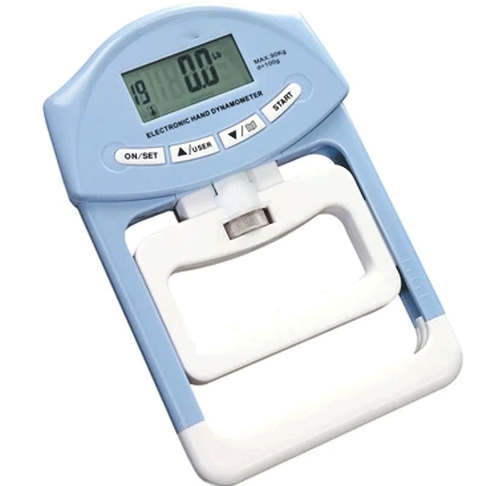 Digital Hand Dynamometer Grip Strength Trainer - Auto Capturing Hand Grip Power Meter for Strength Measurement & Rehabilitation - Perfect for Athletes, Physical Therapy & Home Fitness Training