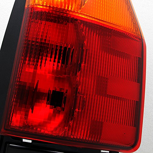 AKKON Red Clear Tail Lights for GMC Envoy - Complete Left & Right Brake Light Replacement Set | Perfect for Upgrades, Repairs & Nighttime Safety Driving