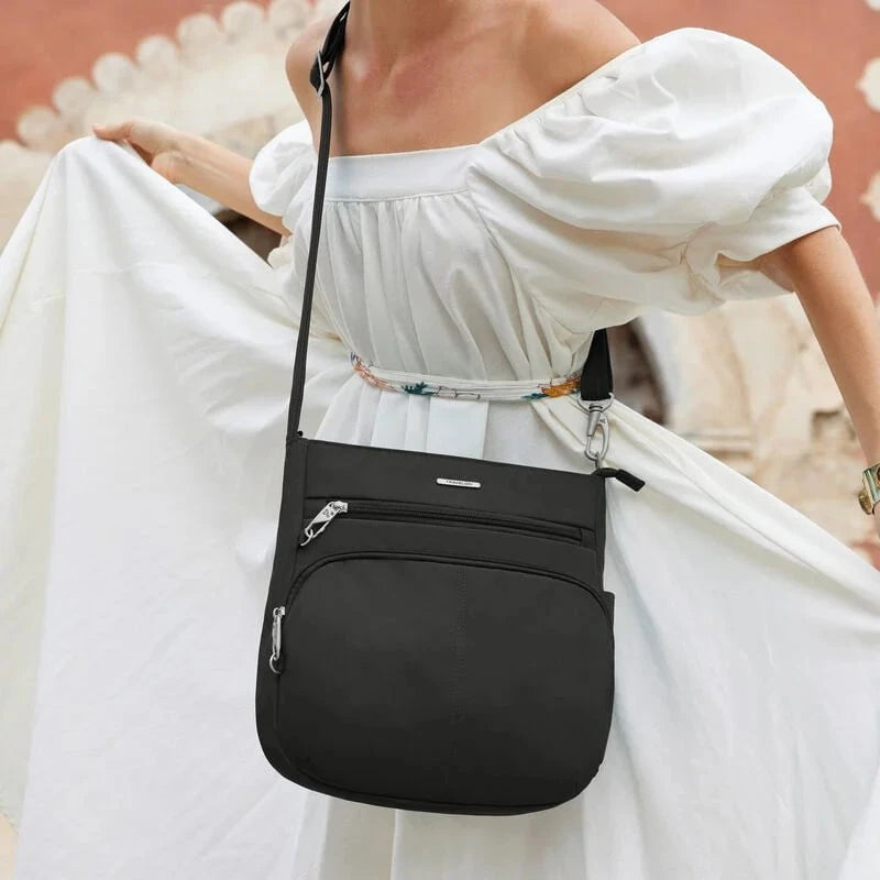Travelon Anti-Theft Classic Crossbody Bag - Secure & Stylish for Travel, Commuting & Daily Use