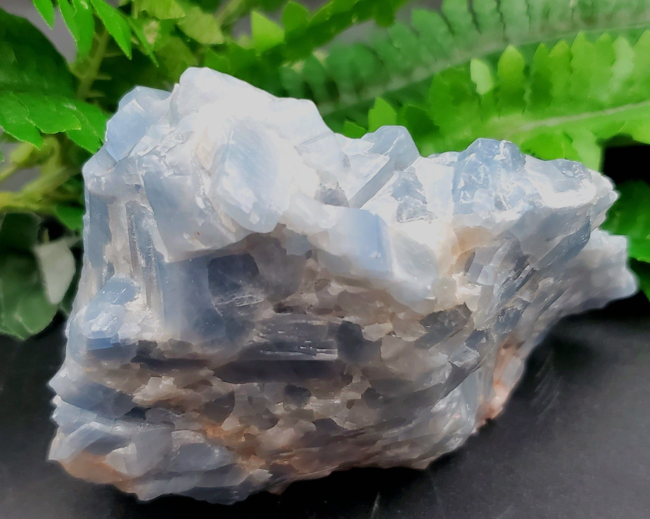 Natural Blue Calcite Crystal - 5 Pieces Set for Healing, Meditation & Home Decor | Perfect for Reiki, Chakra Balancing & Spiritual Gifts