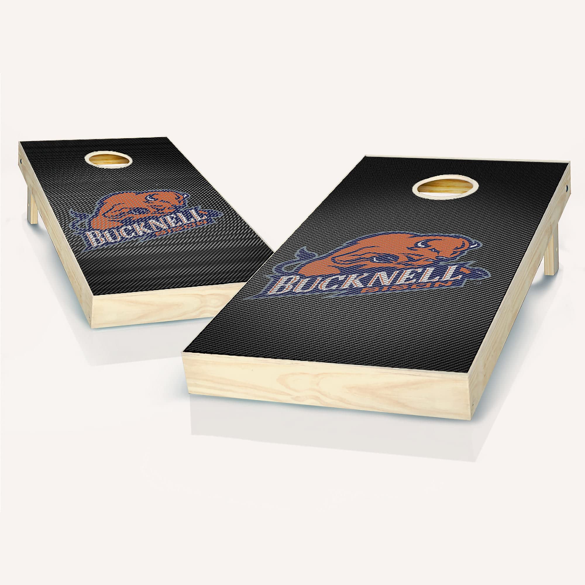 Bucknell University Themed Cornhole Board Set - Official Team Logo Design - Regulation Size Bean Bag Toss Game for Tailgating, Backyard Parties & College Events
