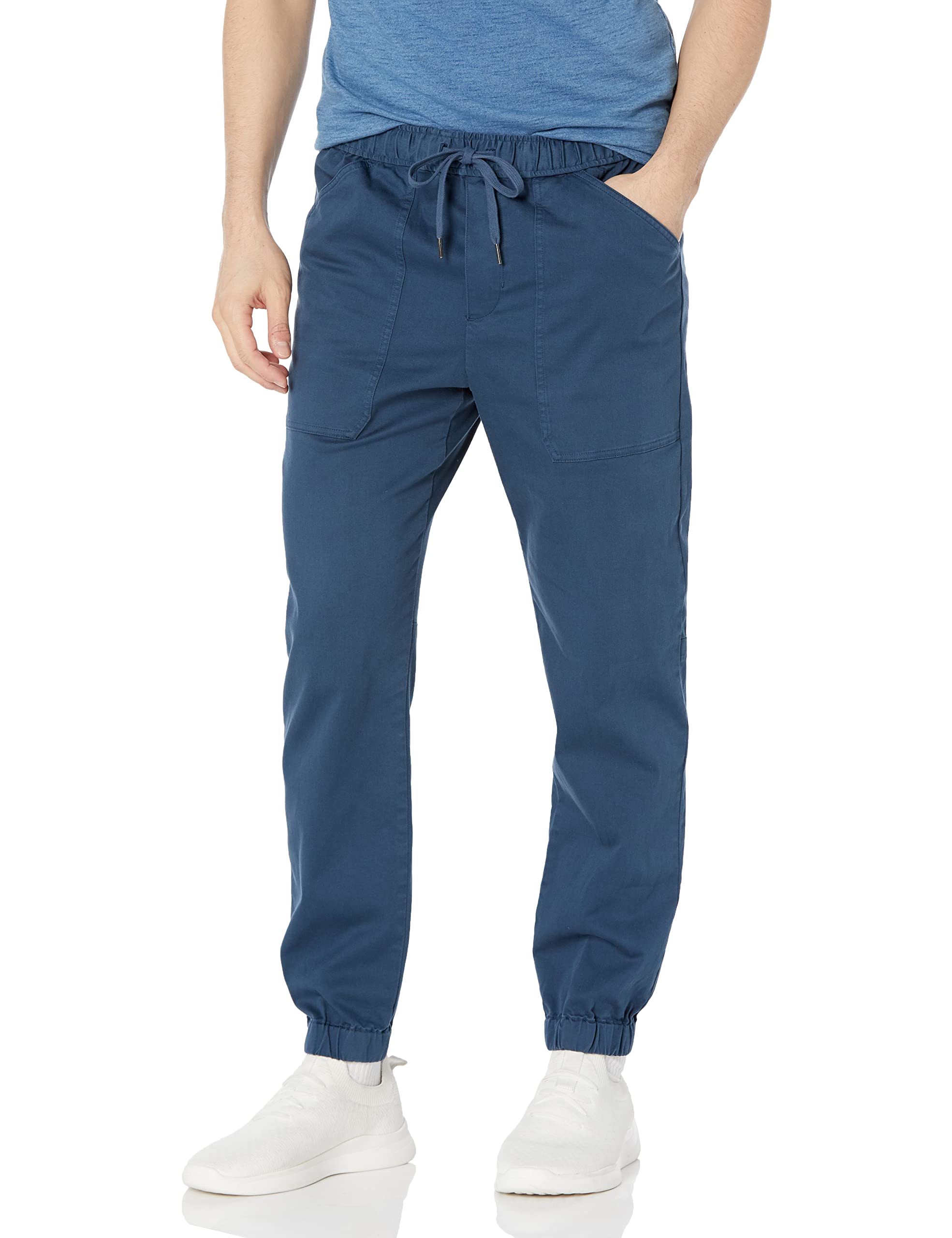 Vince Men's Garment-Dyed Canvas Jogger Pants - Comfortable Casual Lounge & Streetwear for Everyday Wear