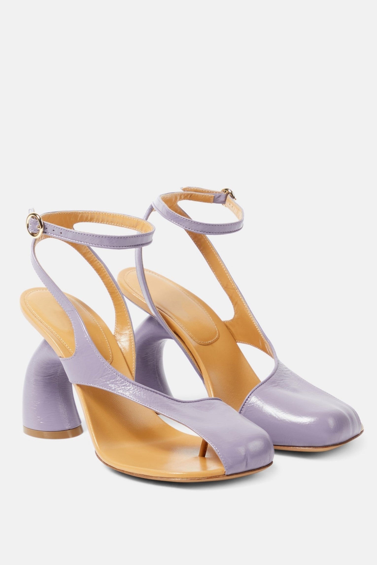 Janelle Cutout Heeled Sandals for Women - Purple Summer Dress Shoes | Perfect for Weddings, Parties & Date Nights