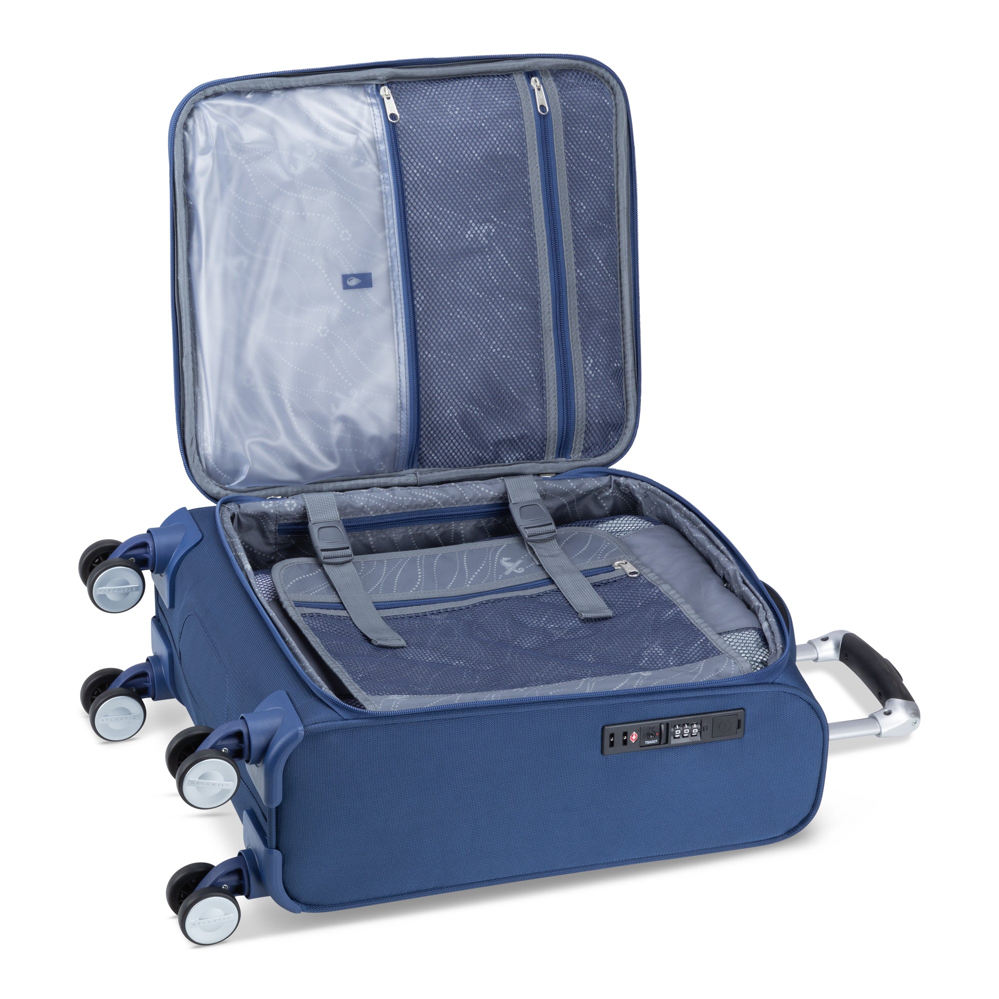 Atlantic Sailbound Carry On Luggage - Lightweight Expandable Suitcase with 360° Spinner Wheels for Air Travel, Business Trips & Weekend Getaways