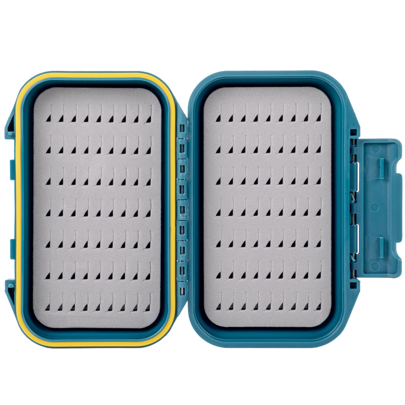 Waterproof Double-Sided Fly Fishing Box - Small Pocket-Sized Floating Fly Storage for Trout & Bass - Perfect for Streams, Lakes & Saltwater Fishing