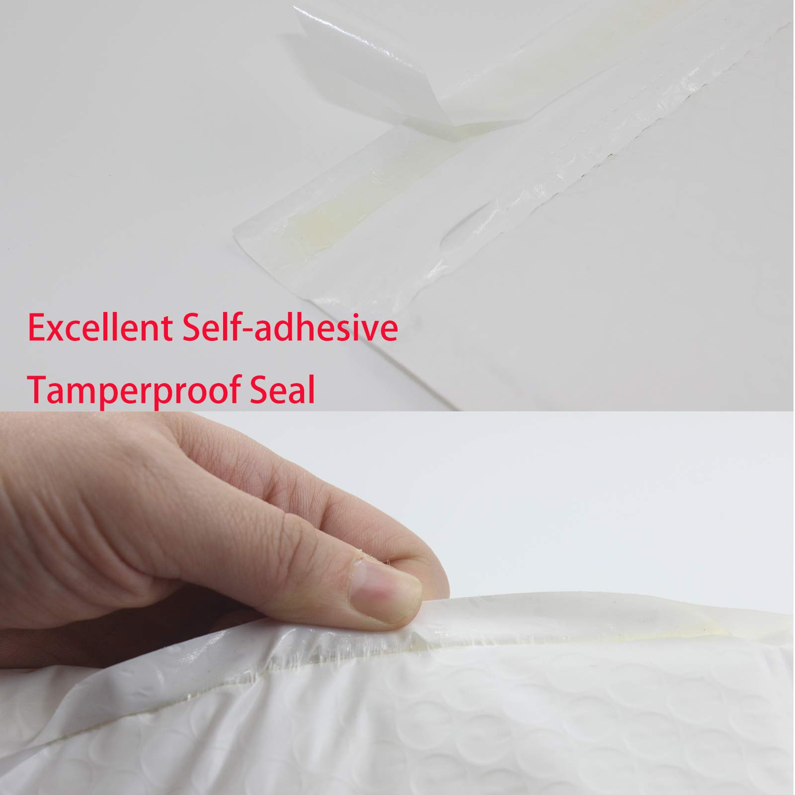 25pcs 10x13 Inch White Poly Bubble Mailers - Self Seal Padded Envelopes with Bubble Lining for Secure Shipping, Mailing & Packing | Perfect for Ecommerce, Amazon FBA & Small Business Packaging