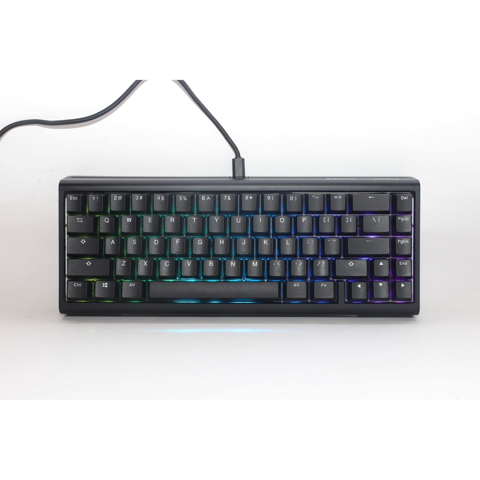 Ducky ProjectD Tinker 65 Hotswap RGB Mechanical Keyboard - Cherry MX Brown Switches - Black Aluminum Case - Wired Gaming Keyboard for PC/Mac - Perfect for Typing, Coding & Esports