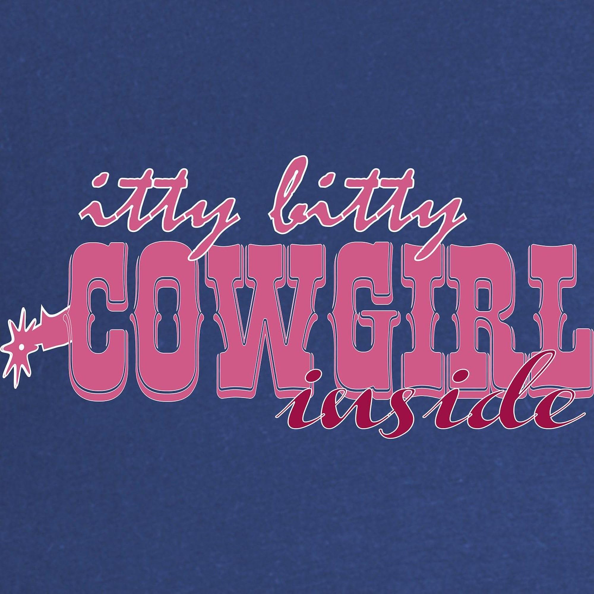 Cowgirl Inside Maternity T-Shirt for Women - Ruched Side Dark Tee for Pregnancy Comfort | Perfect for Casual Wear, Baby Showers & Maternity Photos