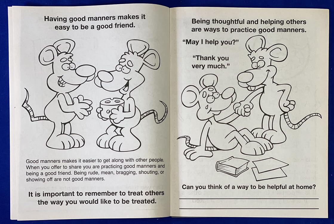 ZOCO - 250 Pack Custom Coloring Books for Kids | Practice Good Manners & Positive Behavior | Educational Games, Puzzles & Activities | Perfect for Classroom, Birthday Parties & Homeschooling
