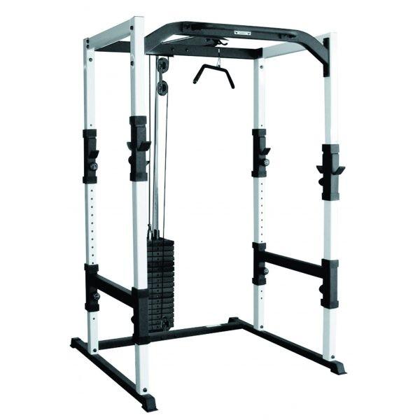 York Barbell FTS Power Cage - Heavy Duty Squat Rack for Home Gym Strength Training | Perfect for Weightlifting, CrossFit & Powerlifting Workouts