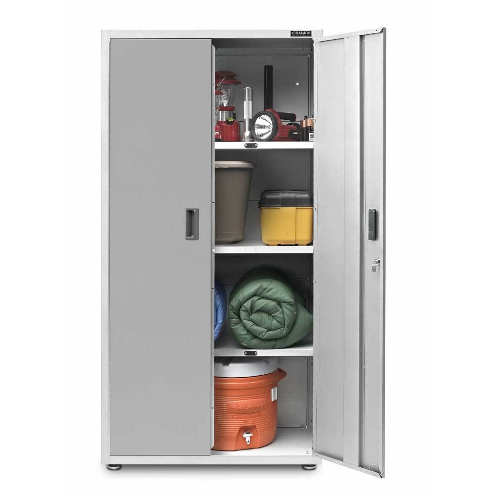 Gladiator Ready-to-Assemble White Series Large Gearbox - Heavy Duty Storage Solution for Garage, Workshop & Home Organization