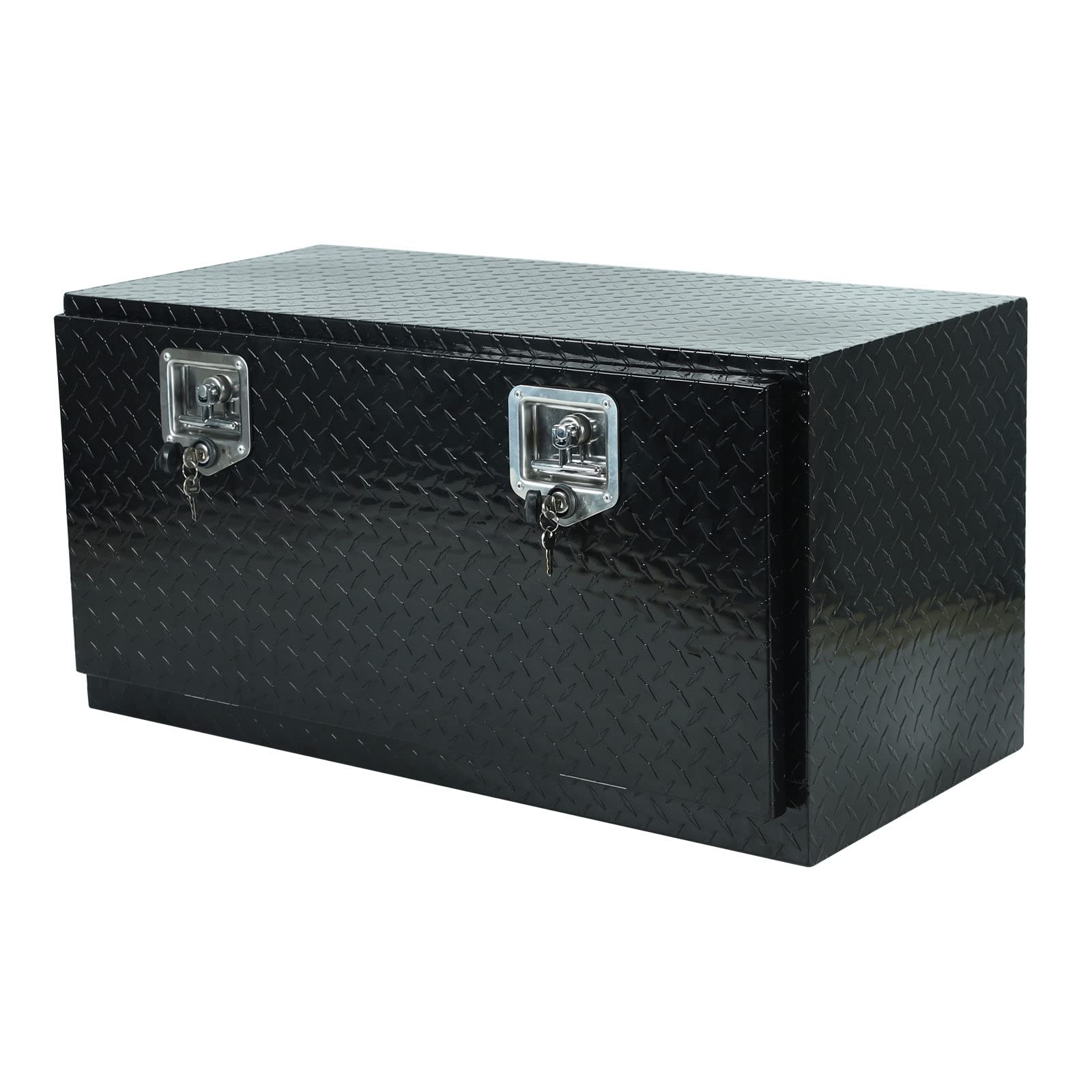 36 Inch Underbody Truck Tool Box - Heavy Duty Aluminum Under Bed Storage for Pickup, RV & Trailer - Waterproof Lockable Tool Box (36 x 17 x 18 Inch) - Perfect for Secure Tool Storage & Outdoor Equipment Organization