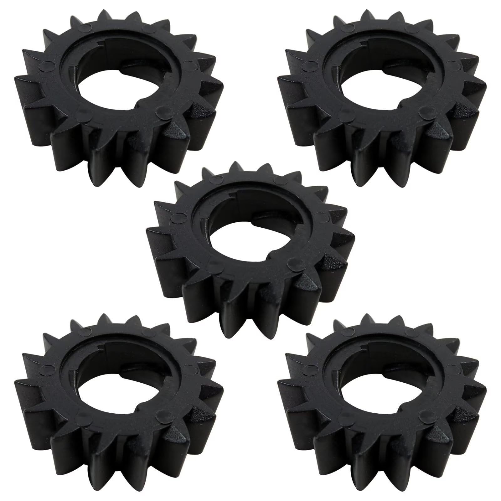 5Pcs 16-Tooth Starter Motor Pinion Gear Replacement for Briggs & Stratton Engines 280104, 4114, 4152, 4194, 693058, 693059, 695708 - Compatible with Lawn Tractors & Mowers - Durable Engine Starter Gear for Smooth Lawn Maintenance