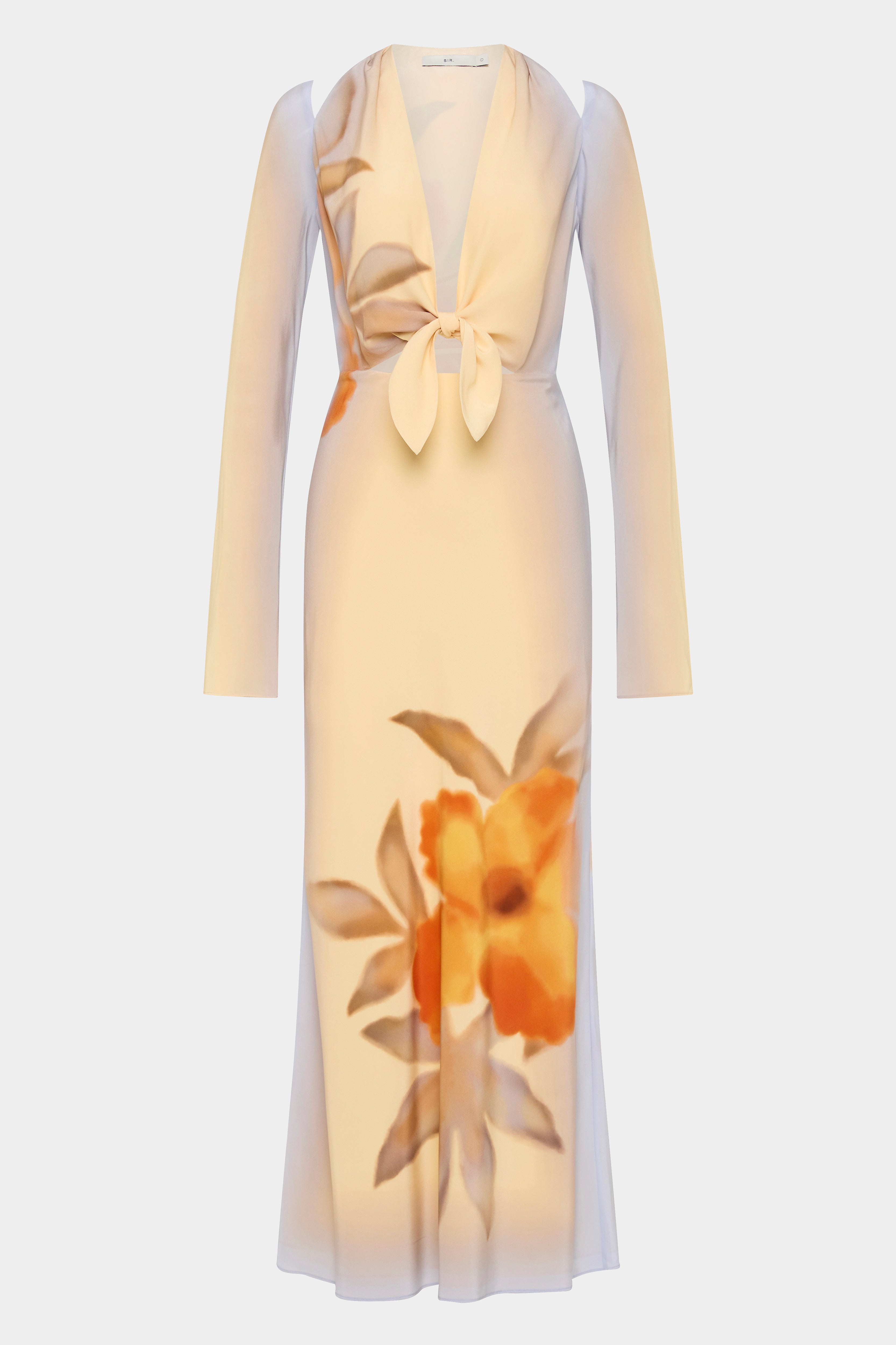 Elegant Serene Scarf Dress for Women - Soft Flowy Wrap Maxi Dress - Perfect for Beach, Vacation & Boho Style Outfits