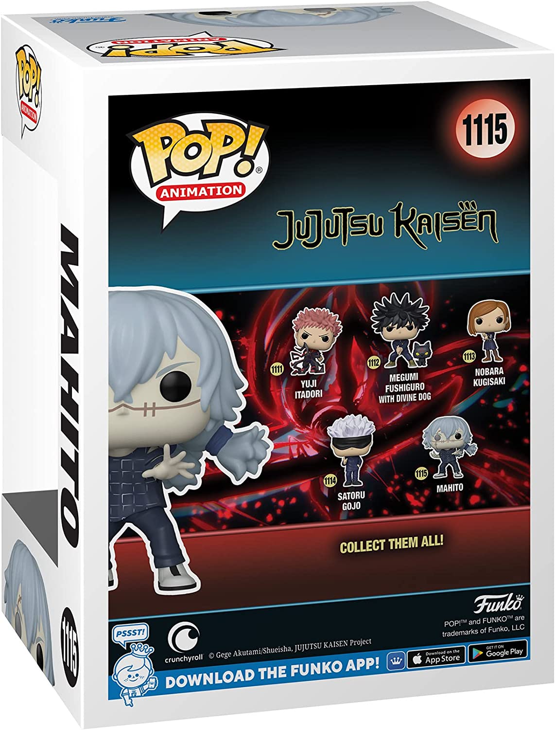 Jujutsu Kaisen Mahito #1115 Action Figure - Anime Collectible for Fans | Perfect for Display, Cosplay, and Gift Giving