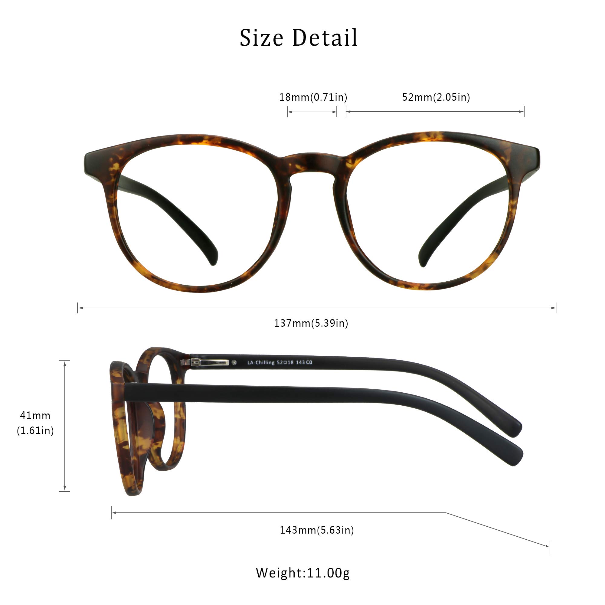 LifeArt Blue Light Blocking Glasses - Anti Eyestrain Computer & Gaming Glasses for Men & Women - Reduce Digital Eye Strain for Work, Reading & Screen Time
