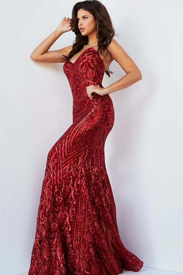 Jovani 09695 Elegant Evening Dress for Women - Formal Gown for Prom, Wedding & Special Occasions