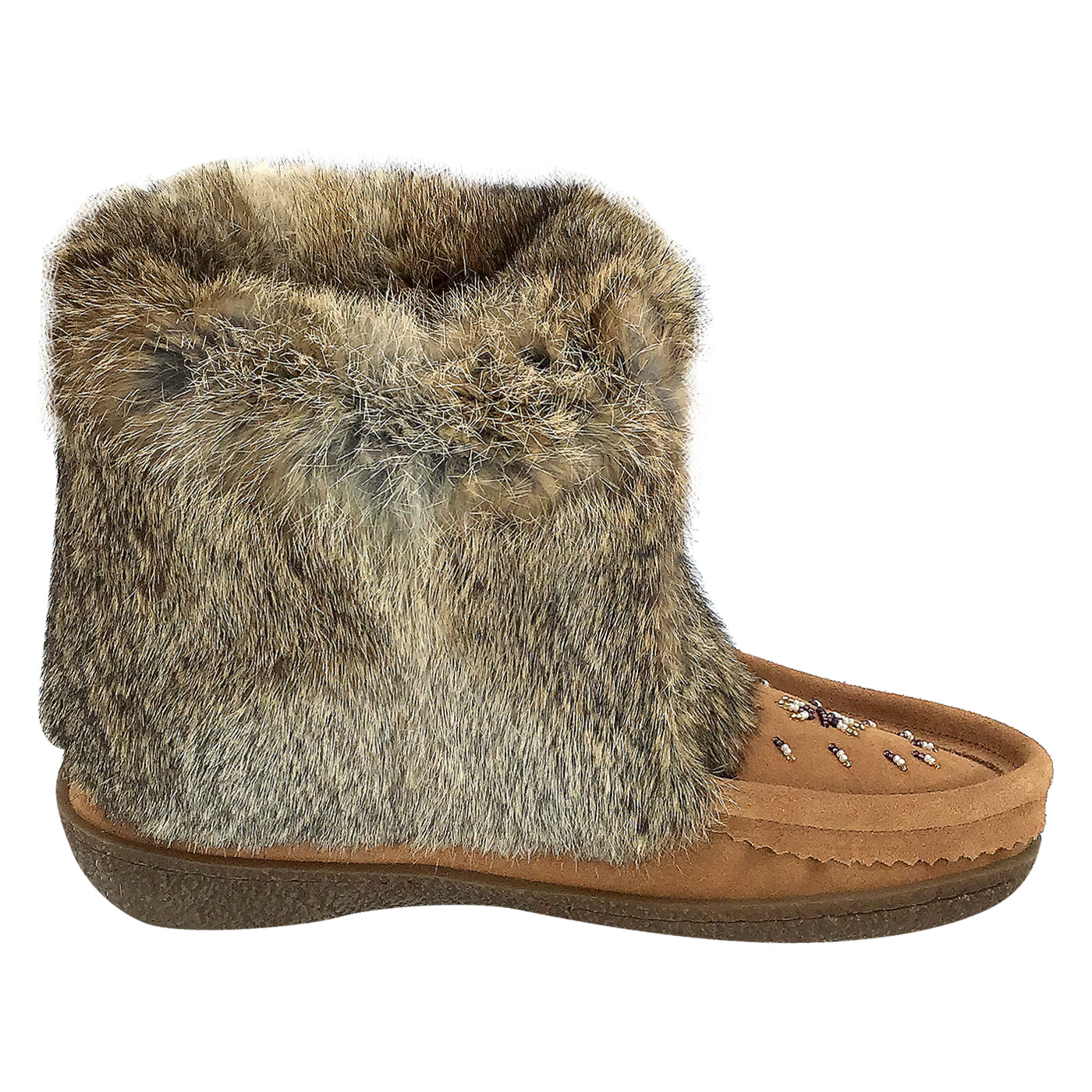 Women's Warm Rabbit Fur Mukluks - Cozy Winter Boots for Cold Weather, Indoor & Outdoor Use - Perfect for Snow, Hiking, and Casual Wear