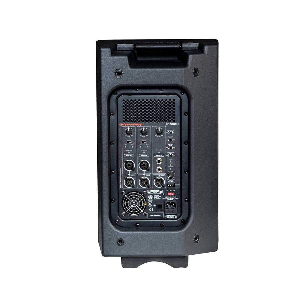 Cerwin Vega P1000X 10-Inch Woofer with 1.75-Inch Horn Compression Driver - High Power PA Speaker for Live Music, DJ Performances & Outdoor Events