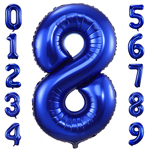 Navy Blue Number 8