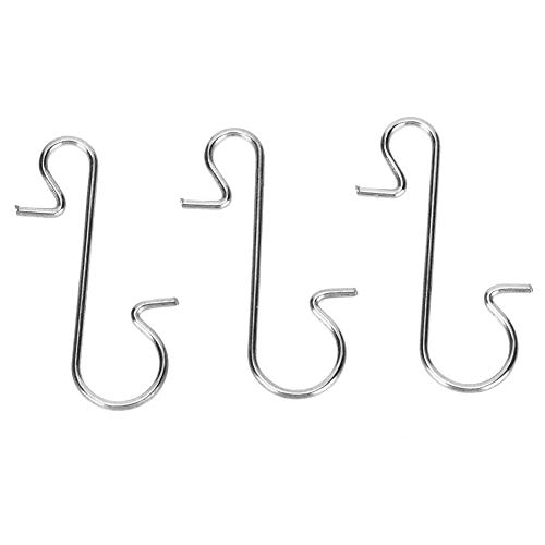 1 Inch Mini S Hooks - 100 Pack White Metal Hanging Hooks for DIY Crafts, Home Organization & Decoration - Strong Multi-Purpose S-Shaped Hooks for Hanging Plants, Keys, Towels & More