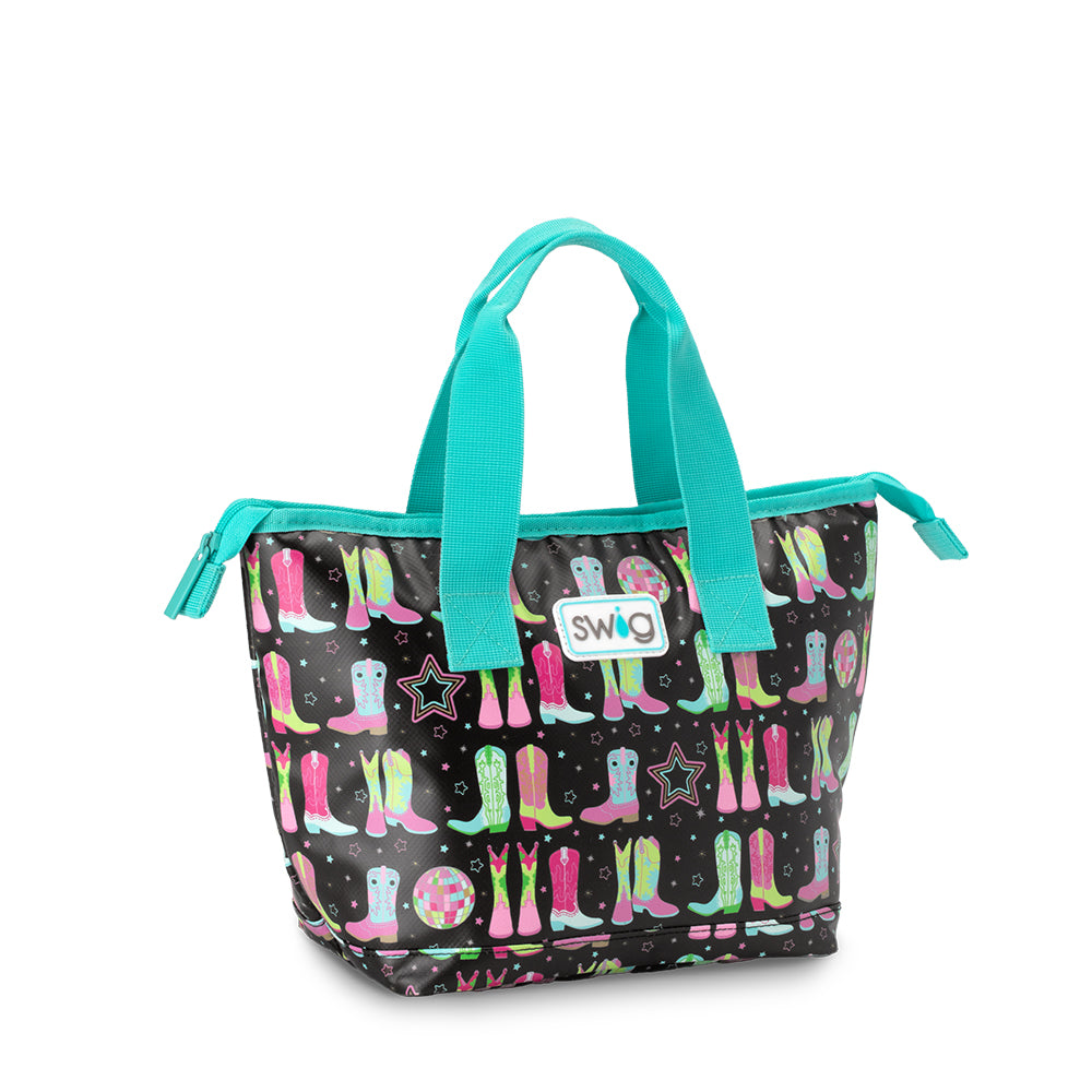 Disco Cowgirl Insulated Lunch Bag - Cute & Stylish Western Lunch Tote for Women & Girls - Perfect for School, Work, Picnics & Rodeo Events
