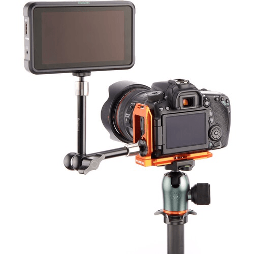 3 Legged Thing QR11 FBC 2.0 Universal L Bracket for DSLR Cameras - Copper Orange | Quick Release Plate, Tripod Mount, Vertical Shooting | Perfect for Photography, Vlogging & Outdoor Adventures