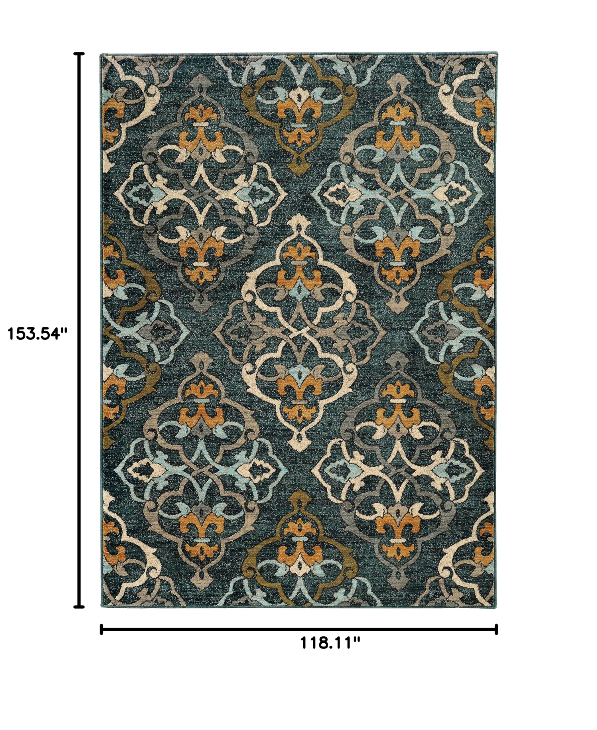 Oriental Weavers Sedona Area Rug 9'10 x 12'10 - Premium Handmade Moroccan Boho Rug for Living Room, Bedroom & Home Decor | Soft & Durable for High Traffic Areas