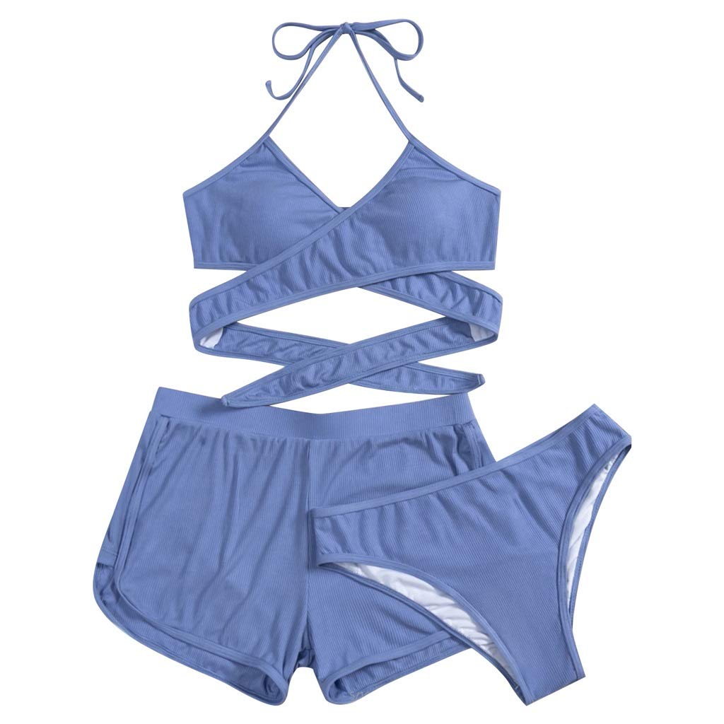 Sexy Push-Up Bikini Set for Women - Brazilian Two Piece Swimsuit with Adjustable Straps & High Waist Bottom - Perfect for Beach, Pool Party & Vacation (Small)