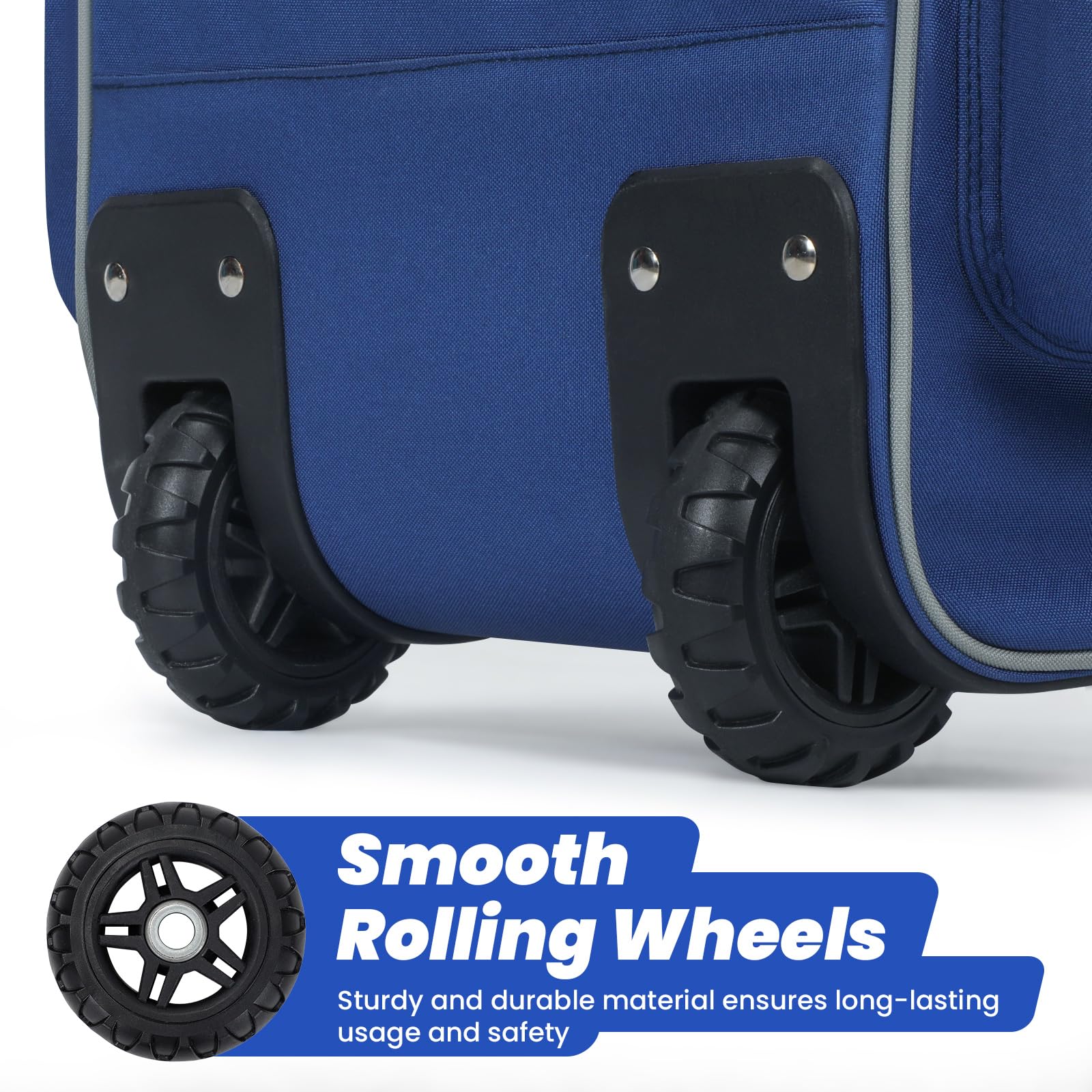 Best Rolling Baseball Catchers Gear Bag with Wheels & Shoe Compartment - Large Capacity Multi-Compartment Softball Bag for Men & Women - Perfect for Travel, Practice & Games