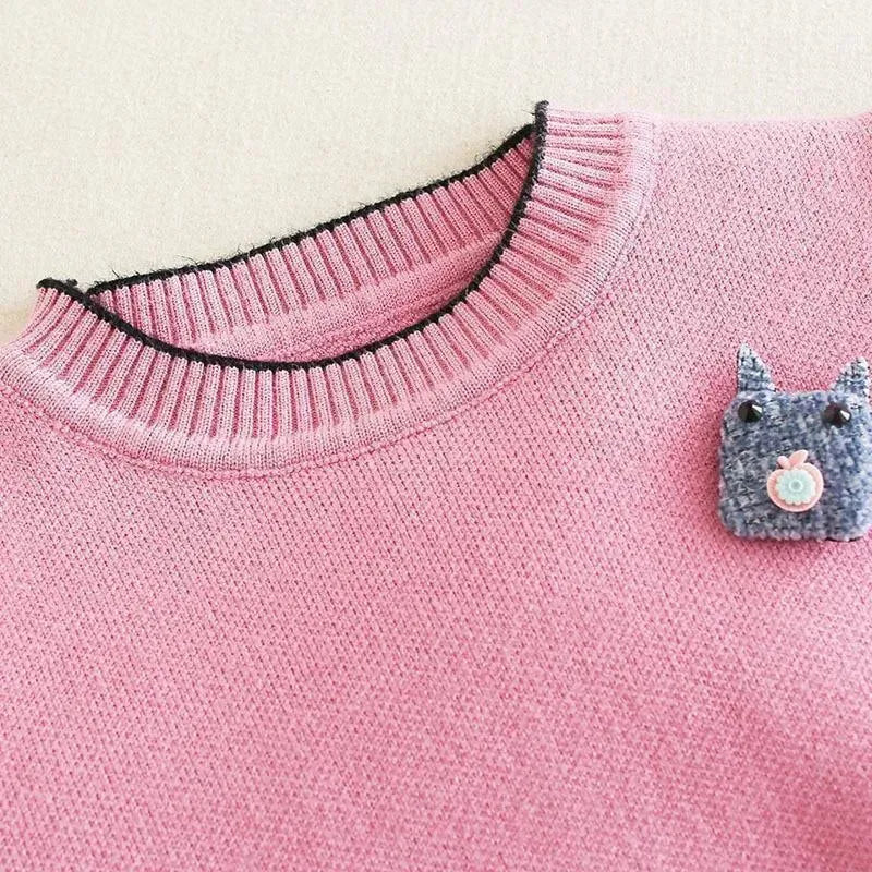 Girls Knitted Outfit Sets - Long Sleeve Kids Winter Clothes for School & Play | Cozy Toddler Sweater & Pants Combo