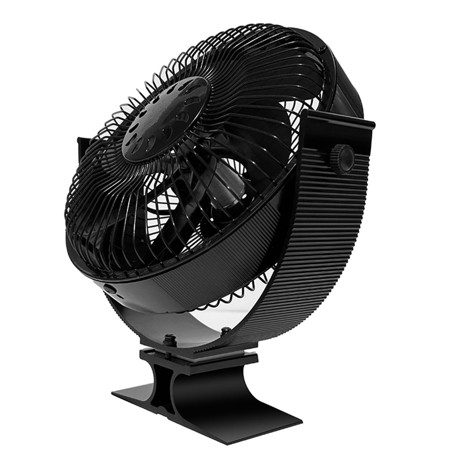 Self Starting Heat Powered Stove Fan with Protective Cover - Eco-Friendly & Energy Efficient for Home Heating | Perfect for Fireplaces, Wood Stoves & Cabin Heating