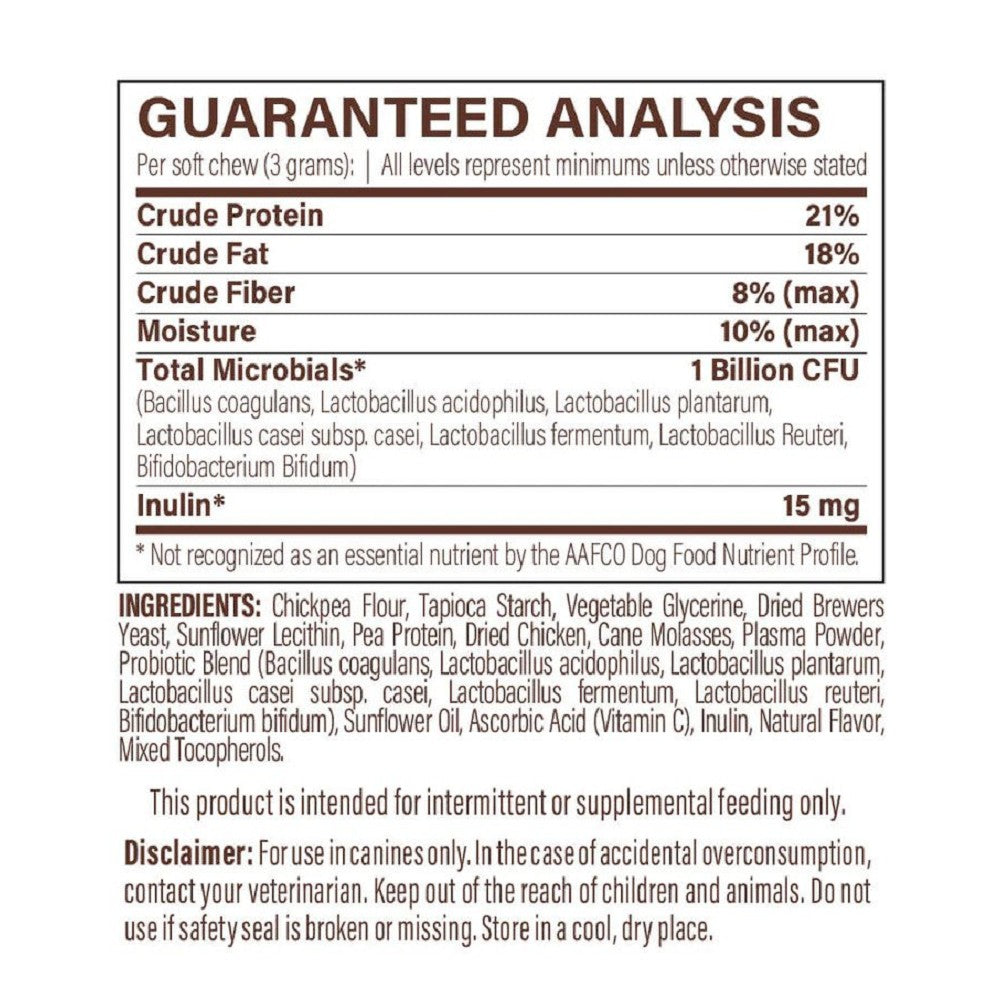 Super Flora Probiotic Supplement for Dogs - Supports Digestive Health & Immune System - Ideal for Dogs with Sensitive Stomachs, Diarrhea, or After Antibiotics Use