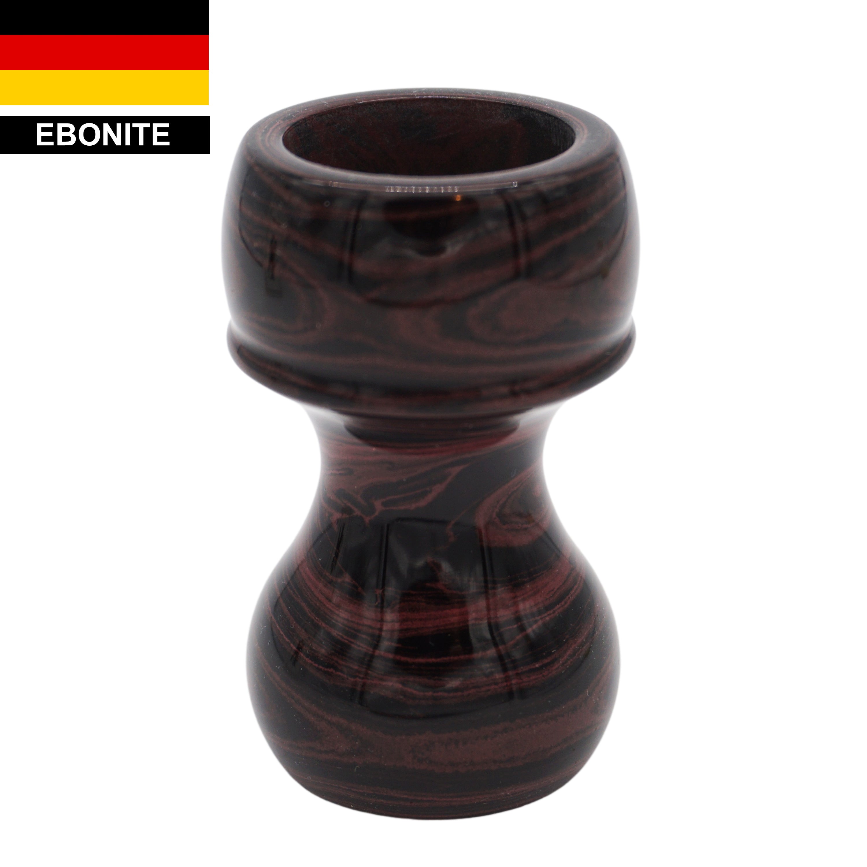 Premium Handmade Raspberry Ebonite Shaving Brush Handle - Fits 24mm & 26mm Knots - Perfect for Wet Shaving & Grooming Gifts for Men