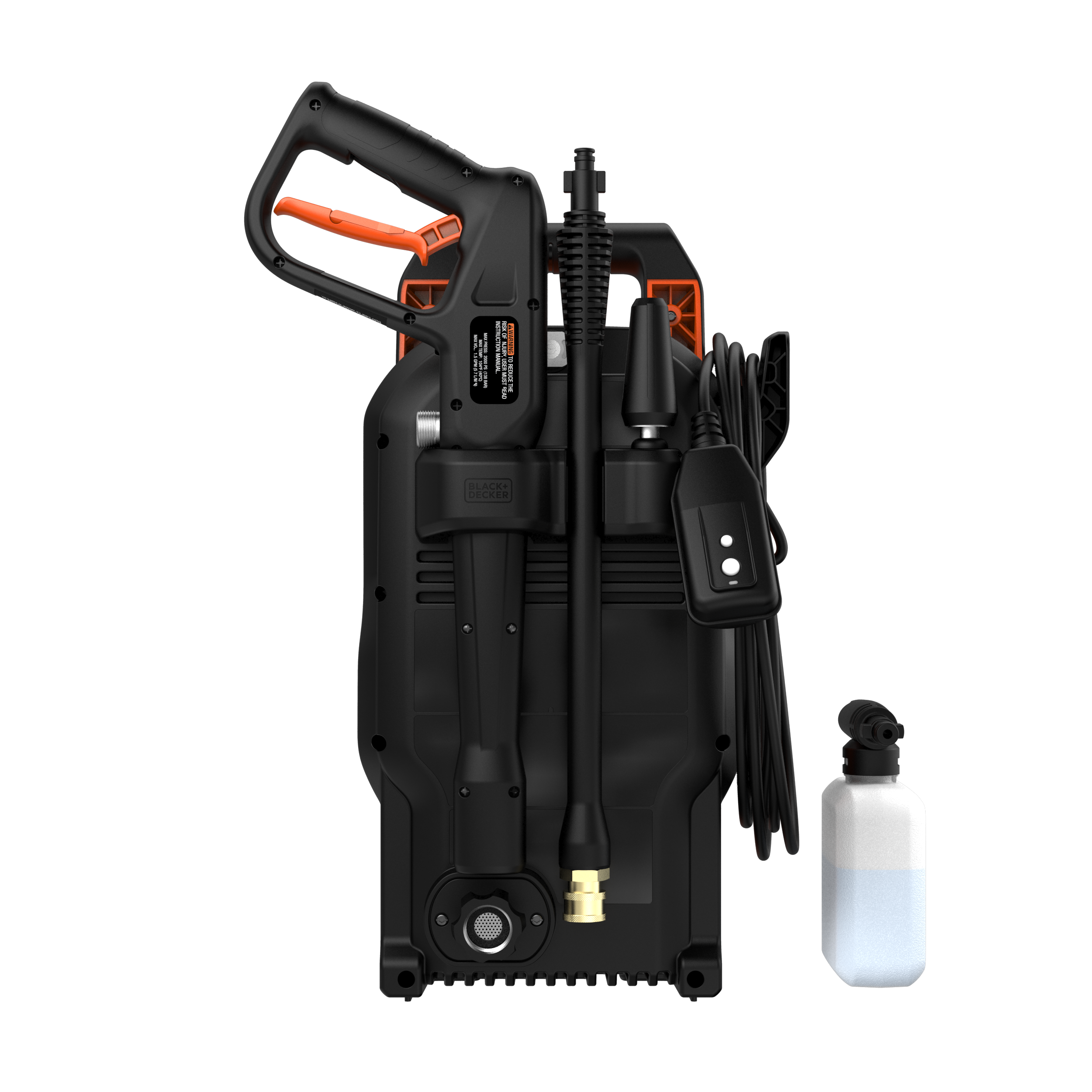 1,700 MAX PSI Electric Pressure Washer - 1.2 GPM Cold Water Power Cleaner for Home, Driveway, Deck, Patio & Car Washing