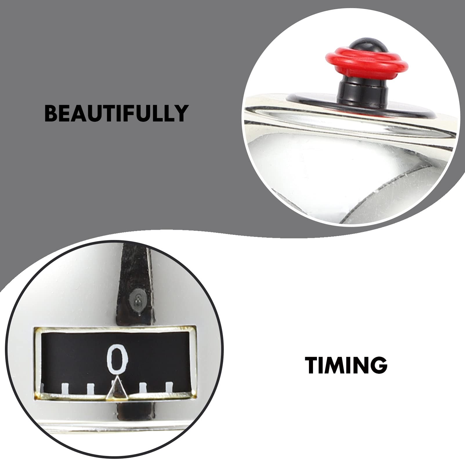 Hemoton Kitchen Timer - Cooking & Baking Time Reminder for Home Use