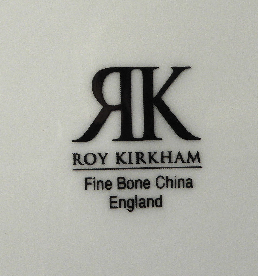 Roy Kirkham Floral Bone China Dresden Spray Breakfast Cup and Saucer Set - Perfect for English Tea Time, Breakfast, and Elegant Dining