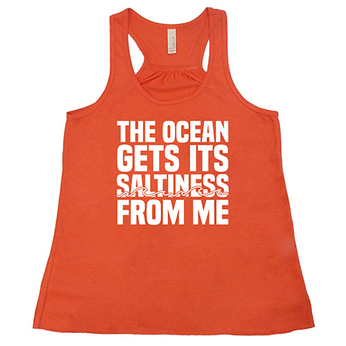 Funny Ocean Saltiness Quote T-Shirt - Humorous Science Tee for Beach Lovers & Ocean Enthusiasts - Perfect for Surfing, Vacations & Marine Biology Fans