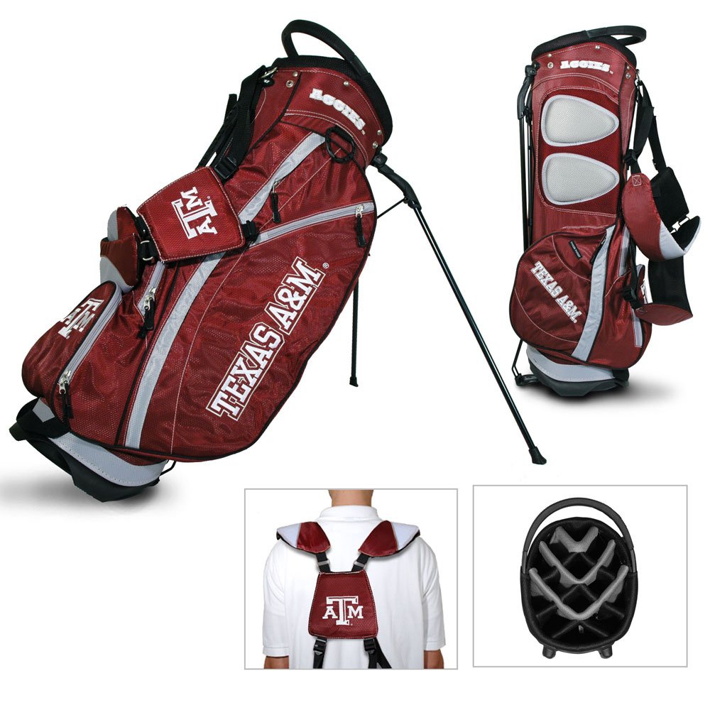 Team Golf NCAA Fairway Golf Stand Bag - Lightweight 14-Way Top with Spring Action Stand | Insulated Cooler Pocket, Padded Strap & Umbrella Holder | Removable Rain Hood - Perfect for College Golf Tournaments & Weekend Golfing