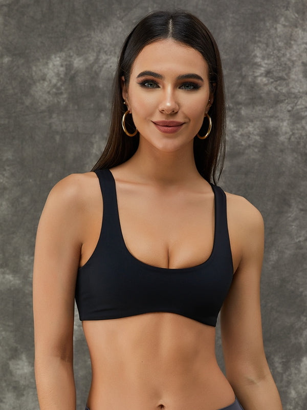 ZASUWA Women's High Waist Scrunch Butt Shorts Tracksuit Set with Pockets & Deep U-Neck - Gym Workout, Yoga, Running, Casual Streetwear