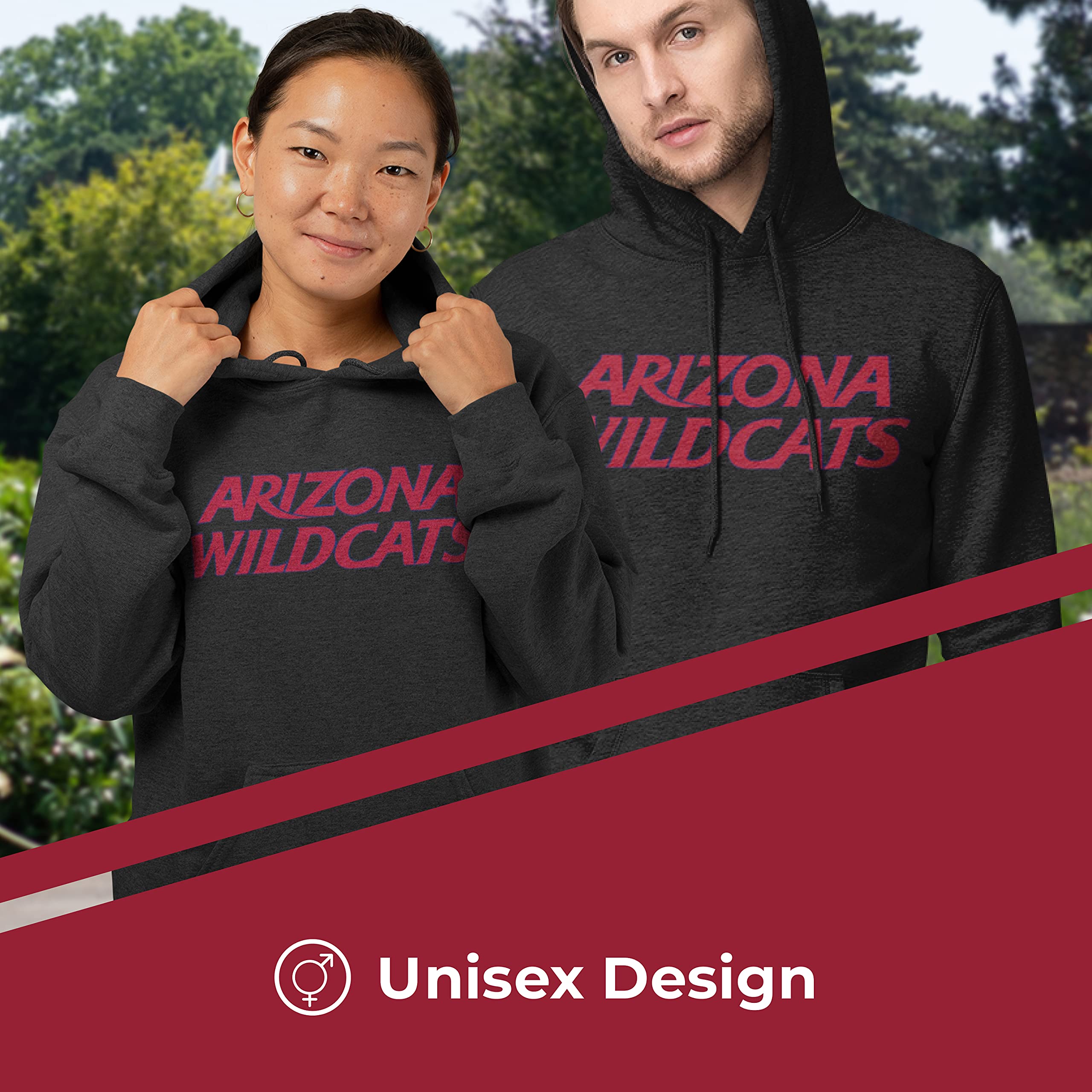 NCAA Adult Cotton Blend Charcoal Hooded Sweatshirt - Soft Ringspun Fabric, Comfortable Pullover for College Fans - Perfect for Game Day, Campus Wear & Casual Outfits