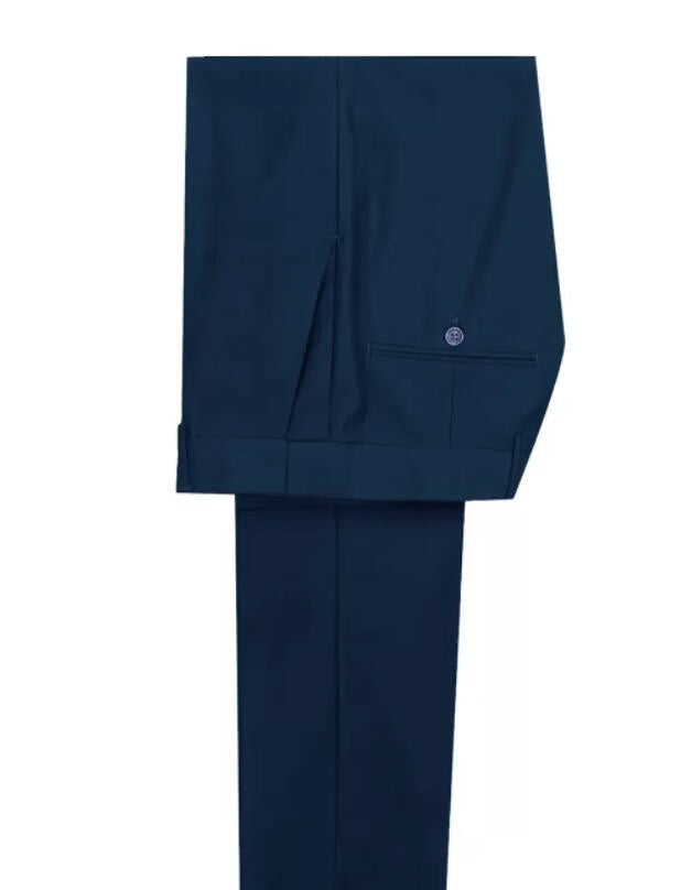 Dark Navy Blue Prom Suits for Men - Double Breasted 2-Piece Tuxedo Set CS12207 | Formal Wedding, Homecoming & Evening Gala Attire